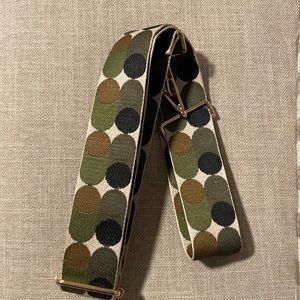 Crossbody guitar strap for purse gold hardware